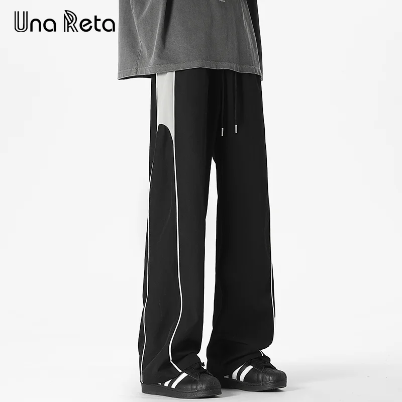 

Una Reta Spring Summer New Man Pants Harajuku Hip Hop Pants Men Sweatpants Fashion Elastic Waistline Sweatpants Trousers