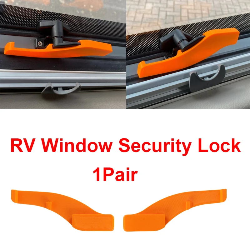 1pair Left/Right Hand RV Window Polyplastic Security Lock For Caravan Plastic Motorhome Security Lock Catch Window Accessories