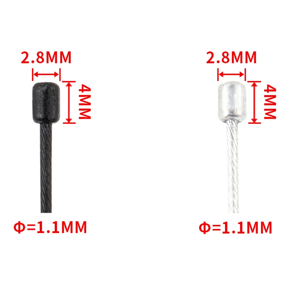 2.8mm Bicycle Shift Cable Abrasion-resistant High Temperature Resistant Bike Rear Derailleur Wire For Brompton Folding Bicycle