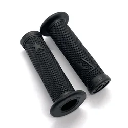 Um Par Motocicleta Guiador 7/8 ''22MM Universal Moto Grips Alças Modificação Acessórios Não-destrutiva Instalação