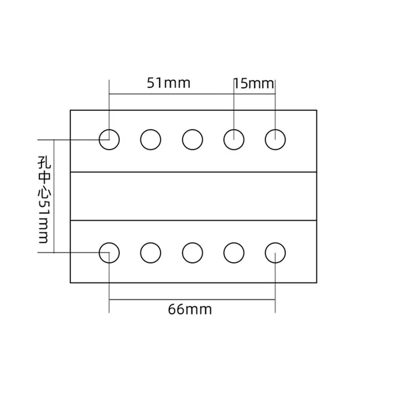 Termostato riscaldatore PTC in alluminio 1PC Temperatura costante 76x63x7mm 12V24V220V 70C-180C 8W-150W