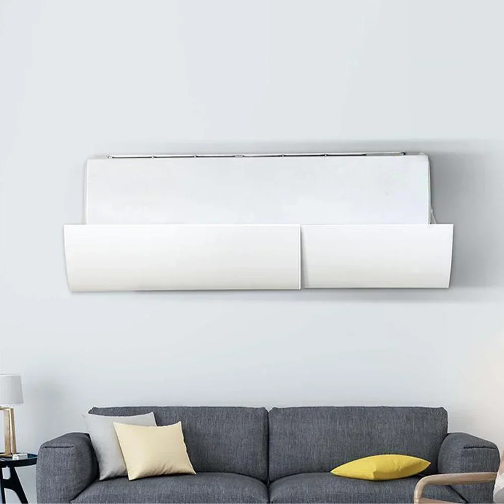 Anti-wind Baffle Exhaust Baffle PP+PVC Scalable Design Air Conditioning Air Deflector Anti Direct Blow Windshield