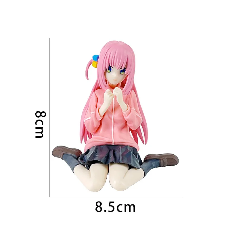 BOCCHI THE ROCK Gotoh Hitori Figure Anime Figure Q Version Anime Dolls Model Kawaii Girls Anime Figurine Collection Gift Toy