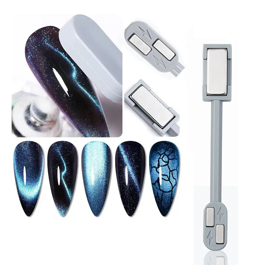 1pc zylindrischer Magnets tift 5d Nail Art UV-Gel Katzenauge Effekt Maniküre-Werkzeug Multifunktions-DIY-Magnet für Gel-Lack