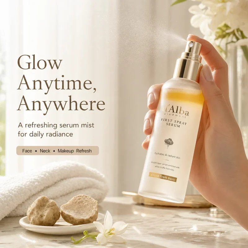 Face Essence Spray Italian White Truffles First Spray Serum Face Light Moisturizer Brightening Essence Multi-Effect Spray 100ml