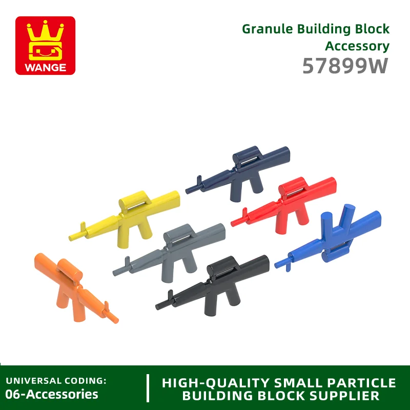 Wange 175 Pcs/lot 57899w Submachine Gun Building Blocks Moc Accessories Compatible with Bricks DIY Children Toys Gift Box