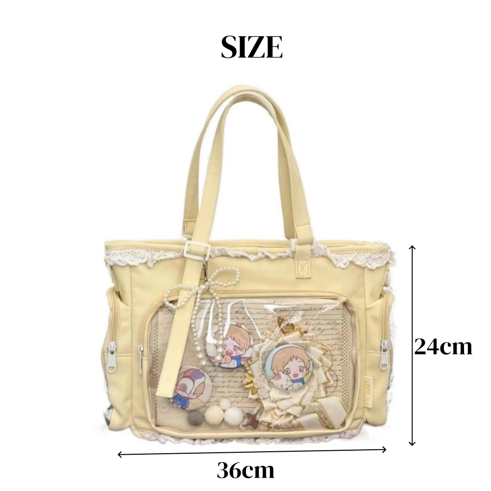 Ballet Girl Large Appetite Itabag Japanese Two-Dimension Single Shoulder Crossbody Bag Gift For Friends Women'S Handbag