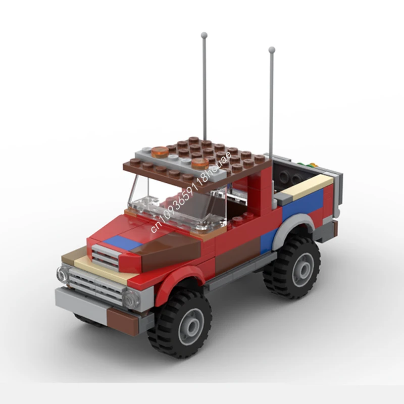 141 pièces MOC camion de ferme modèle blocs de construction brique artisanat jouets modulaire bricolage Architecture enfants cadeaux de noël