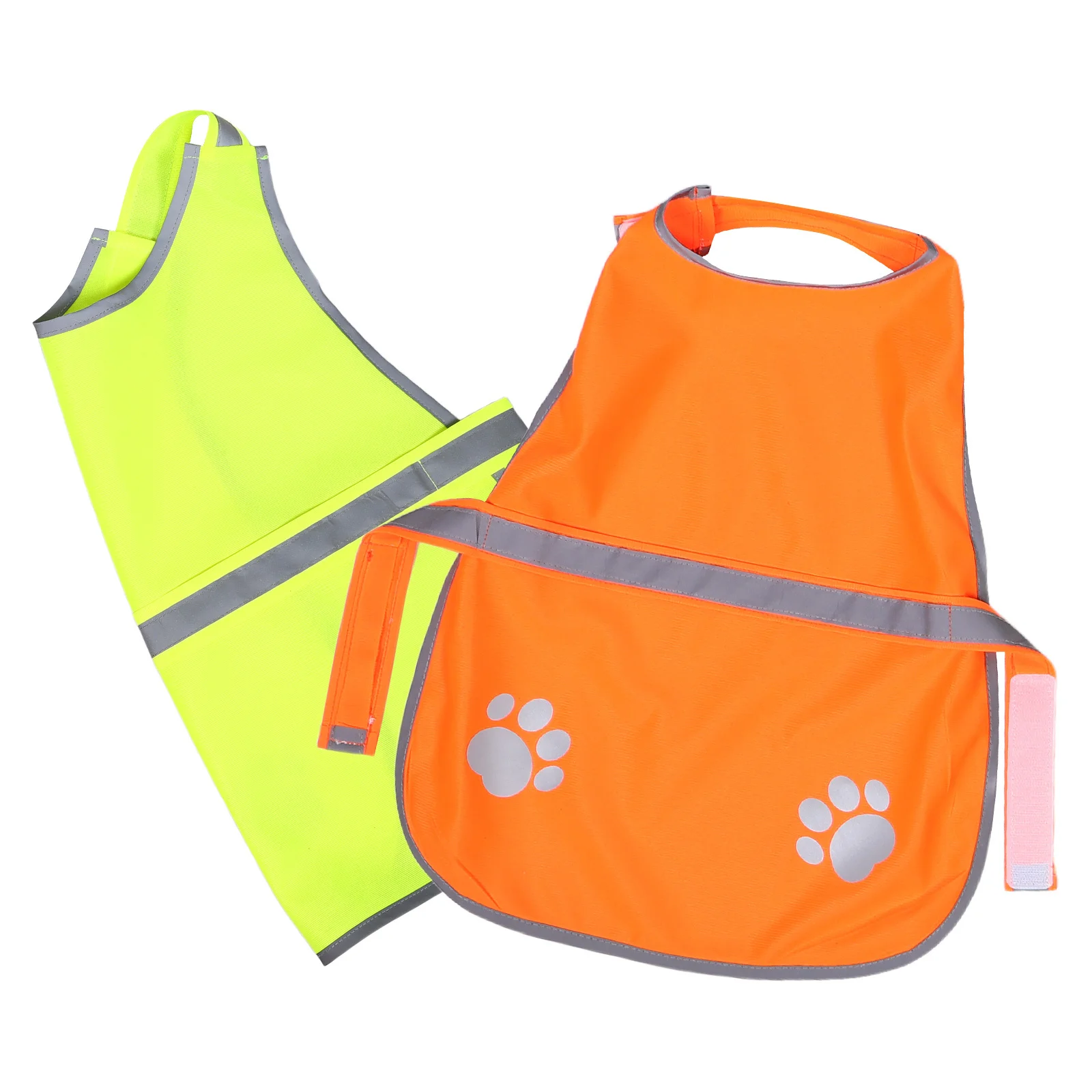 

2Pcs High Visibility Reflective Dog Vest Walking Gear Small Dogs Safety Jacket Waterproof Breathable