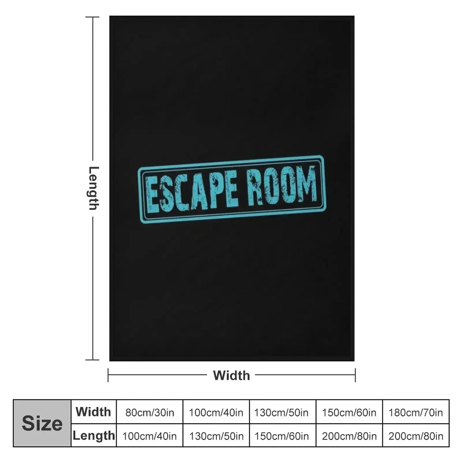 Escape room - exit game Throw Blanket couch cozy soft plush fuzzy picnic outdoor blanket