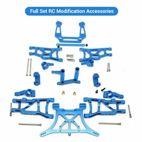 Metal Full Set RC Car Parts For 1/10 Traxxas Slash 2WD/Rustler/Stampede/Bandit