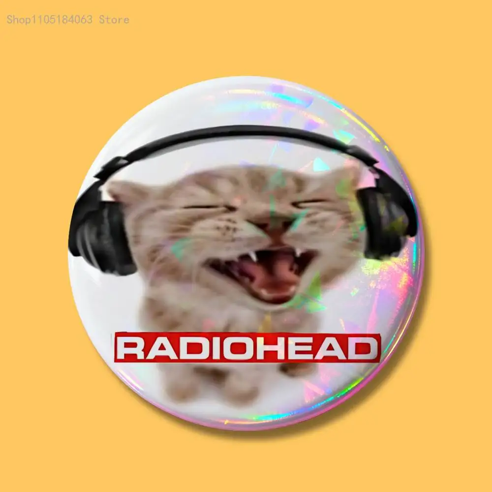 Radiohead Band Button Badge, Creative Brooch Gift