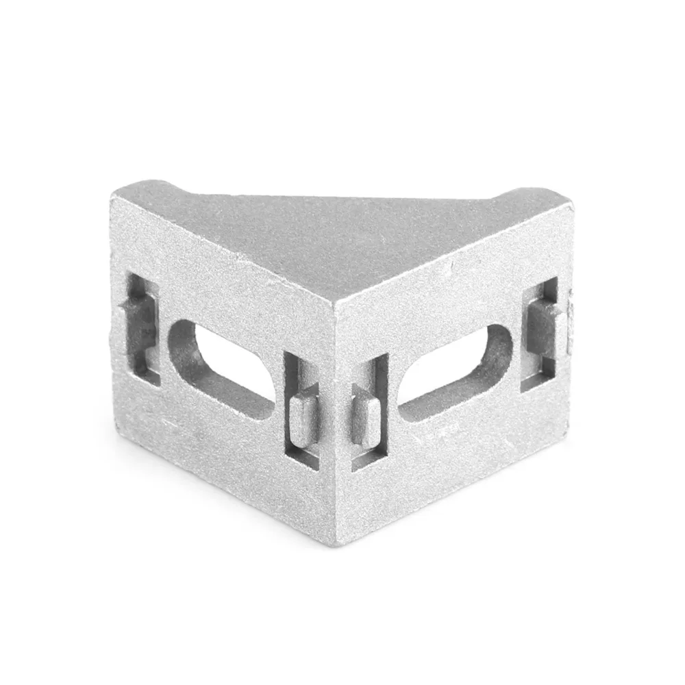 10pcs 2 Hole Aluminum Corner Bracket 3030 Series Durable L Shape Connector Aluminum Profile Bracket For 3030 Aluminum Extrusion