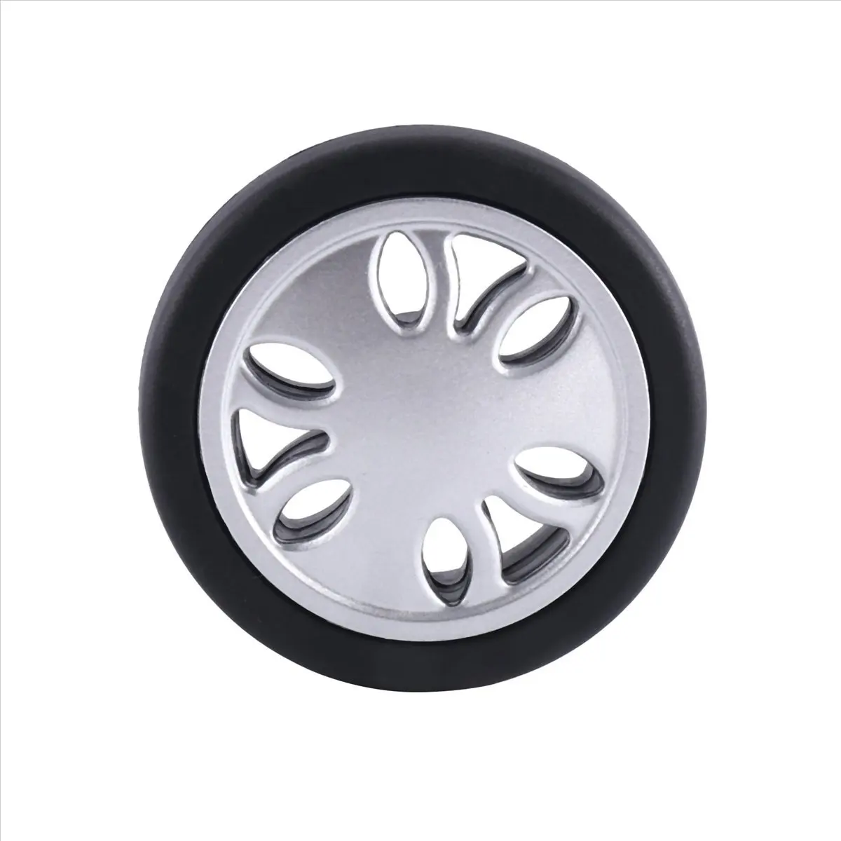 ABQR M6 50Mm X 12Mm bagages valise roues de remplacement porter PU roulette outil de réparation de luxe 1 paire