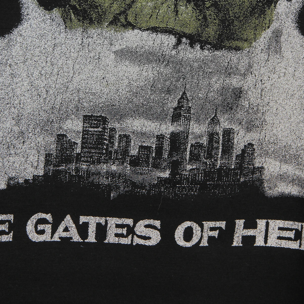 City of The Living Dead T-Shirt The Gates of Hell Horror Movie Lucio Fulci Zombie Tee MEN Washed Long Sleeves Cotton Shirt