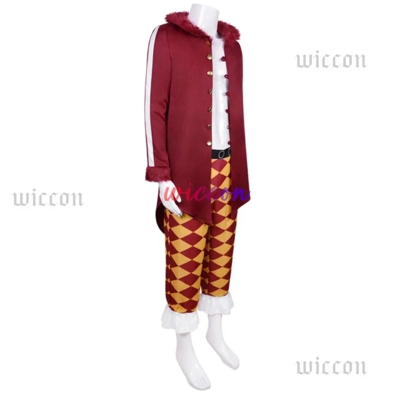 اليابان تأثيري Blox الفاكهة بارتولوميو تأثيري حلي مهرج الأخضر شعر مستعار باري باري لا مي أزياء الهالوين للرجال ACGN حفلة GGYJ56 #5