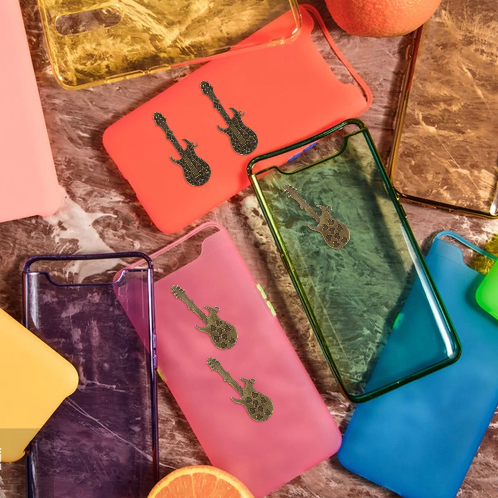 

25 шт., подвески в виде гитары для браслетов, принадлежности для изготовления ювелирных изделий, винтажный стиль, ожерелье «сделай сам», серьги, ремесла, подвески для музыкальных инструментов