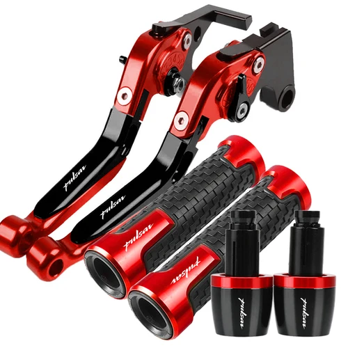 Empuñaduras de manillar de palanca de freno de embrague plegables ajustables para motocicleta, extremos para Bajaj Pulsar 2021, NS/2022, RS/2023 A, 2024, 200, 200, 200