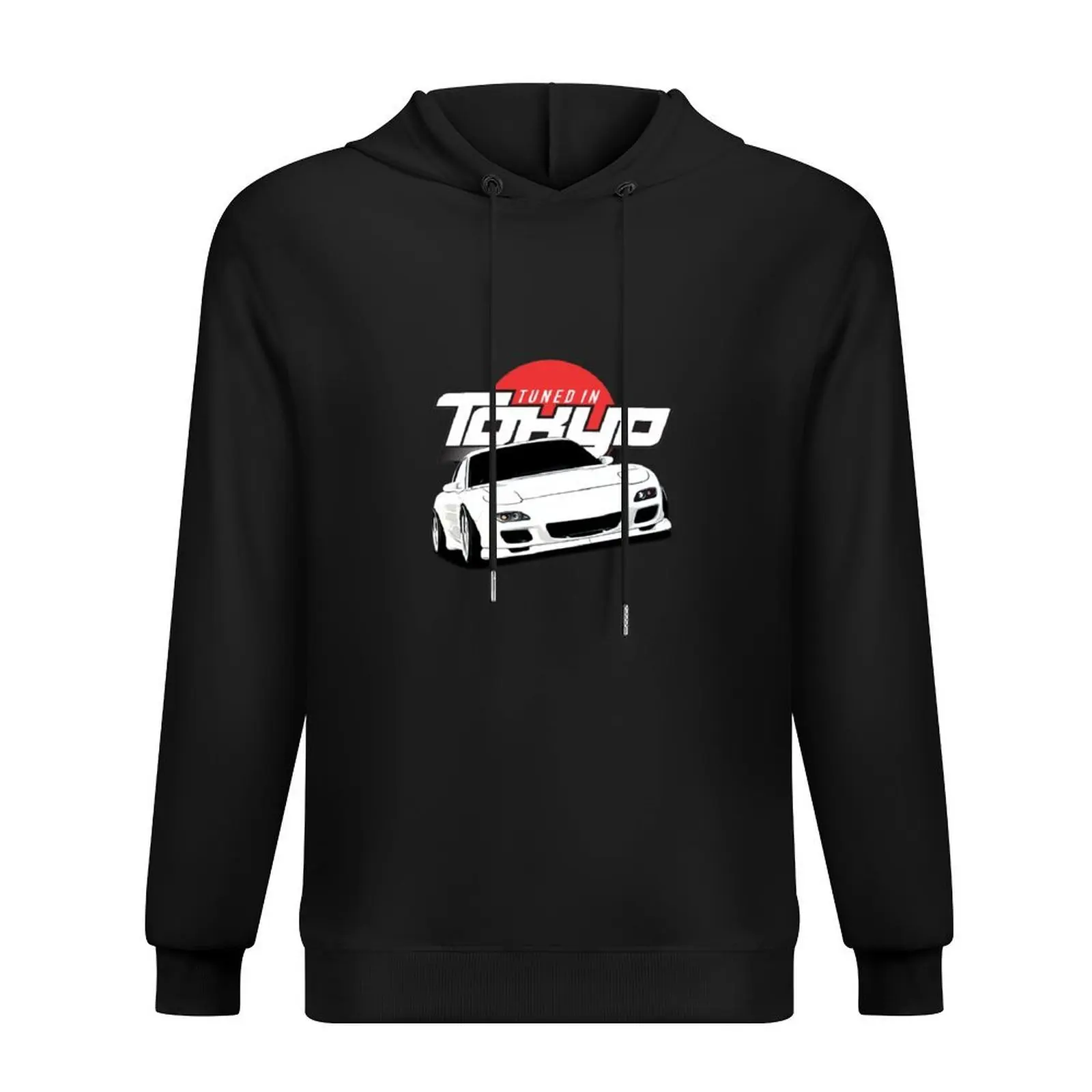 

Pure White FD RX7 Tokyo Hoodie fashion men japanese style hooded shirt korean style clothes hoodie for men