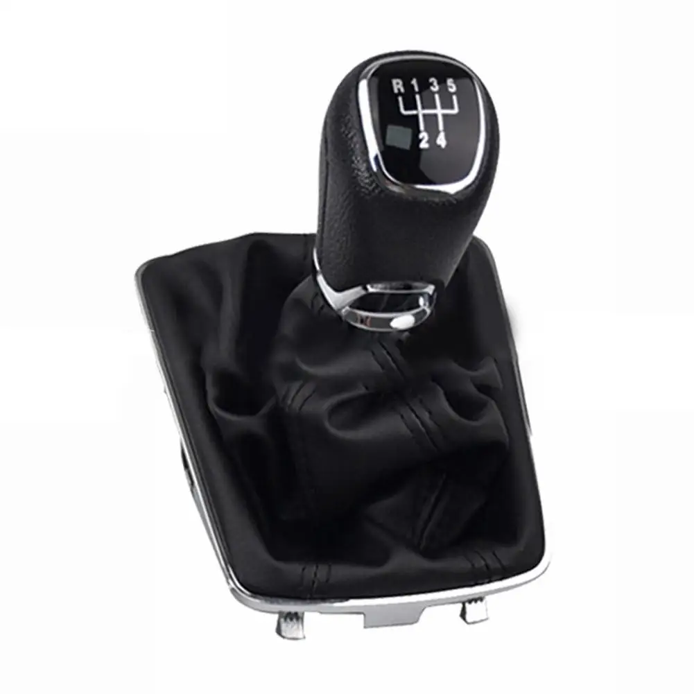 

Car Gear Shift Knob Shifter Lever With Gaiter Boot Cover For Skoda For Fabia For MK3 2015-2017 Car Shift Handball