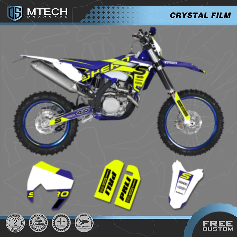 DSMTECH  Custom Team Graphics Decals Stickers Kits For Sherco 2012 2013 2014 2015 2016 SE SE250 300 004