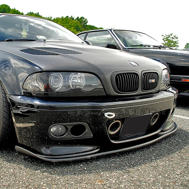 Fit for BMW E46 M3 retrofit surround carbon fiber fog light frame paired