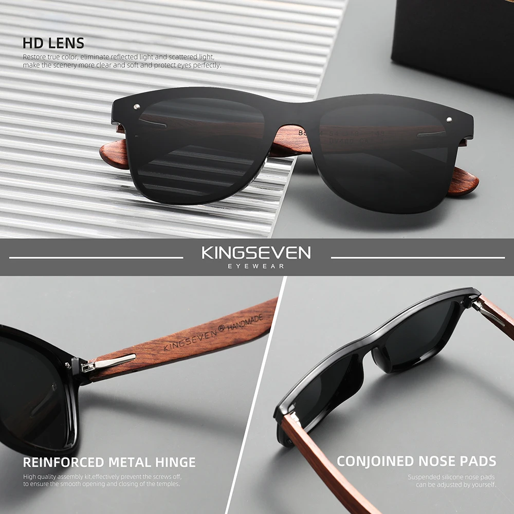 Thumbnail 4 - #19 Latest Wooden Frame Sunglasses Offers