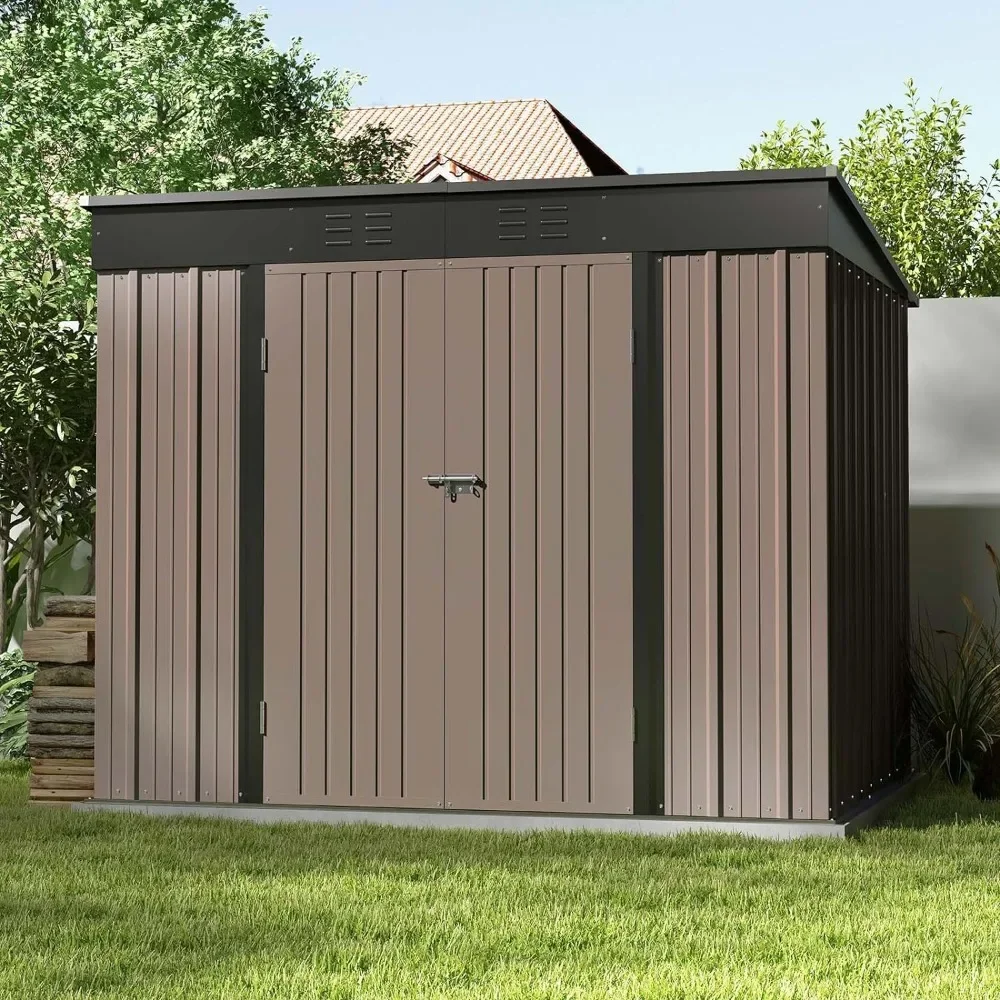 

Outdoor Storage Shed, 8' X 6' Metal Outdoors Storages Sheds, Outdoor Storage Shed