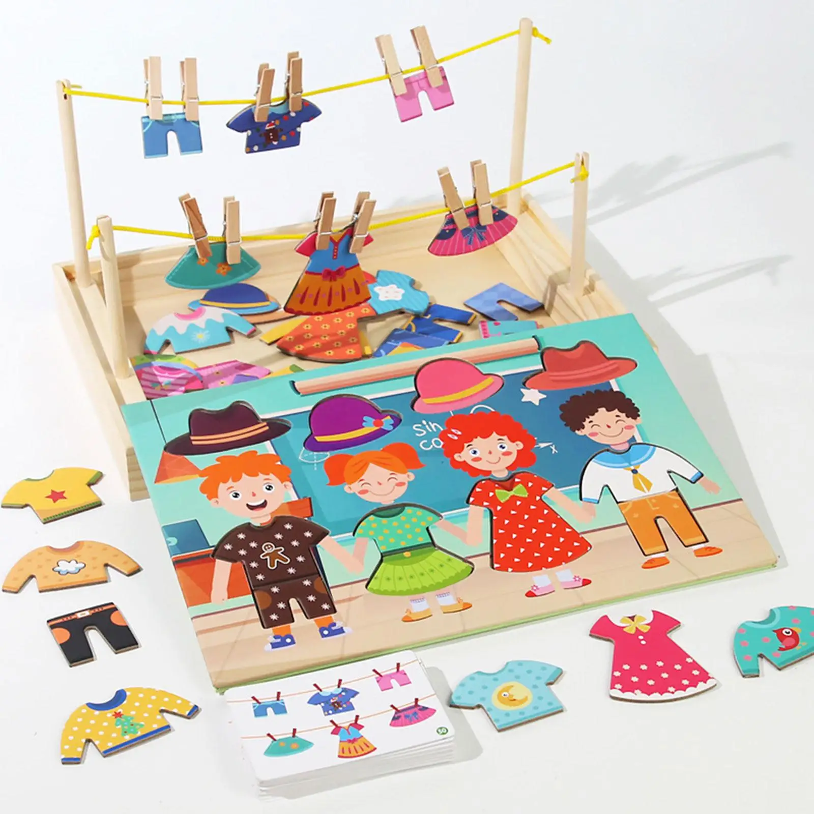 Set di Puzzle per bambini attività di apprendimento gioco di abbinamento gioco di imitazione giocattolo Montessori per regali per bambini 3 4 5 anni bambini ragazzi ragazze