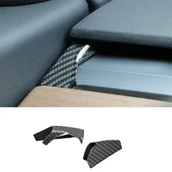 Dashboard Sticker for Tesla Model 3 Y 2023 Real Dry Carbon Fiber 3K 240G Edge Trim Creative Stickers Car Modification Decoration