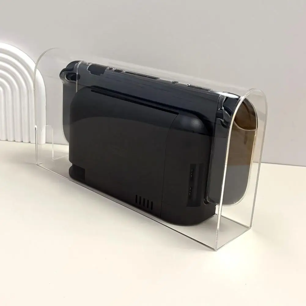 

For Switch 2 ‌Transparent Acrylic Host Dust Cover Clear Display Box For Switch 2 Game Console Dock Protective Case Accessor B2P6