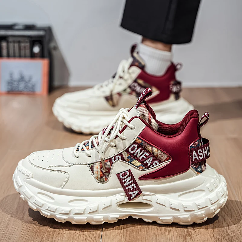 

Leather Casual Fashion Outdoor Running Sports Hiking Tennis Platform Designer Luxury New Skateboard Mens Shoes Autumn Sneakers