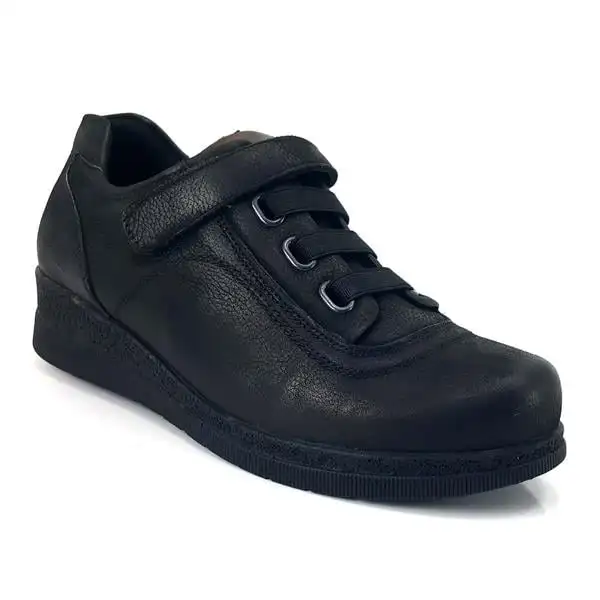 2024 Trending New Season Model Genuine Leather Shoes Personalized And Comfortable Black Nubuck Mammamia 6030 23KA Women's Daily Shoes