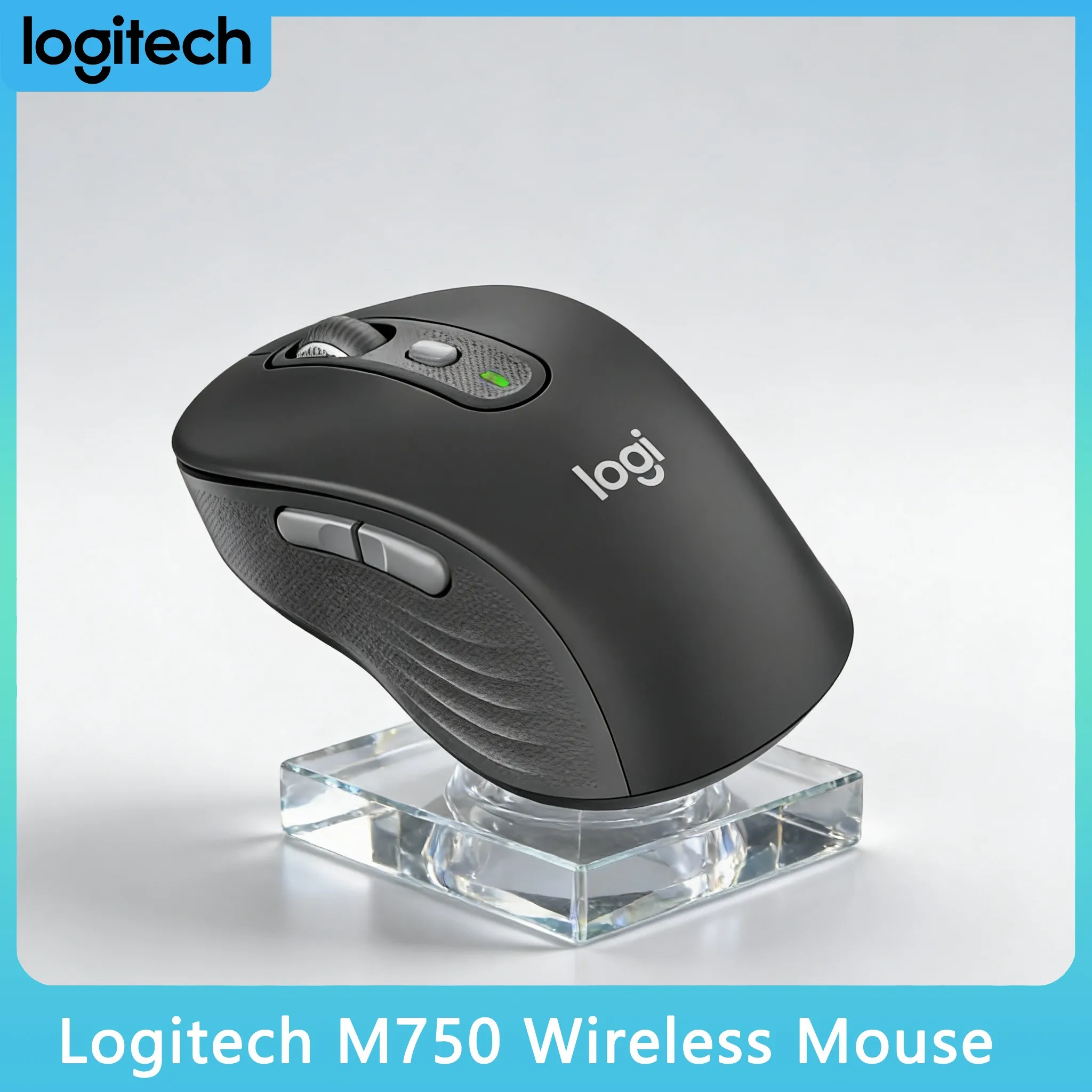 

Logitech M750 Wireless Mouse Comfort Grip for Prolonged Use