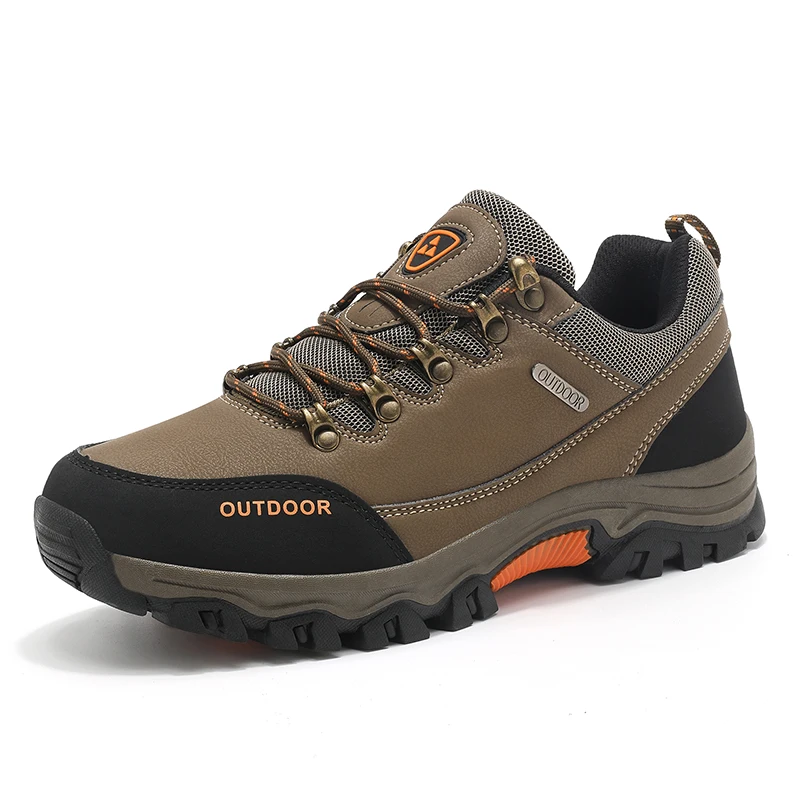 

Men's Hiking Shoes Waterproof Outdoor Mountain Camping Shoes Antislip Trail Trekking Sneakers for Men Lace Up Walking Sneakers
