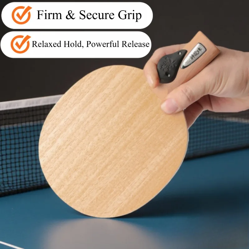 Table Tennis Blade Penhold Backhand Play Specific Finger Buckle for Power-Assisted Grip Ping Pong Paddle Handle Accessories 1set