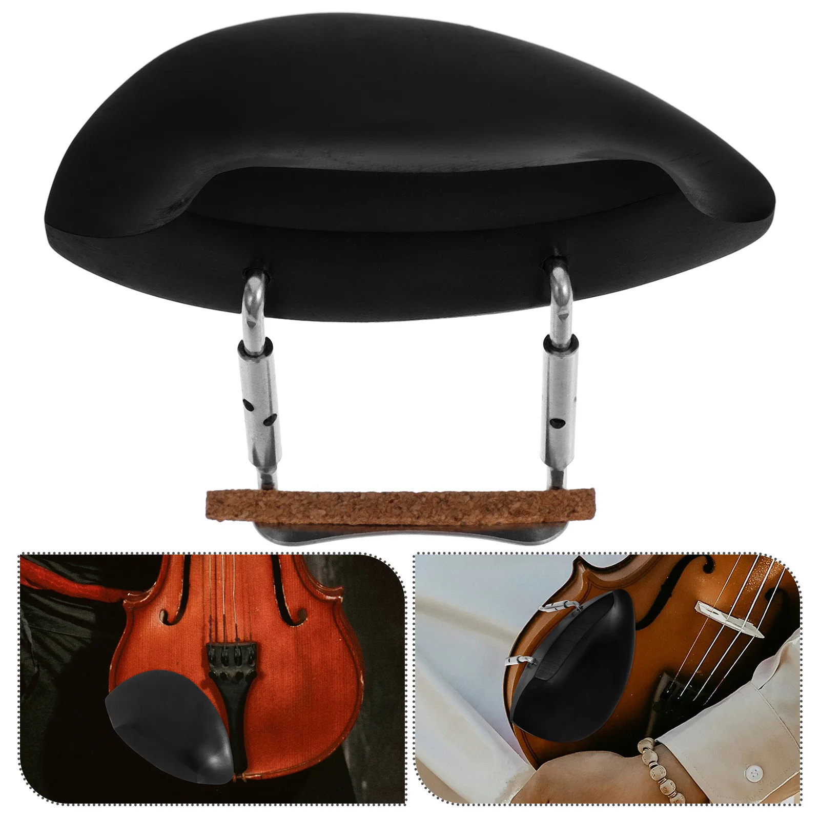 

Ergonomic Replacement Violin Chin Rest Support Comfortable Design Stable Fit For Violinists Stylish Wooden Chin Rest For Violin