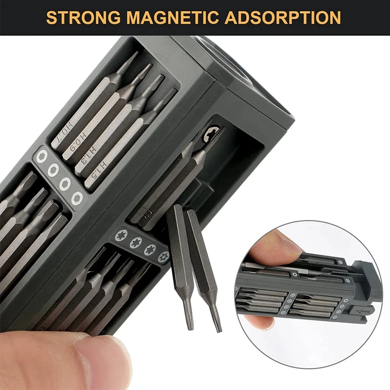 Precision Screwdriver Set 8 32 43 46 in1 Electric Torx Hex Phillips Magnetic Screwdriver Bit Phone Watch Laptop Mini Repair Tool