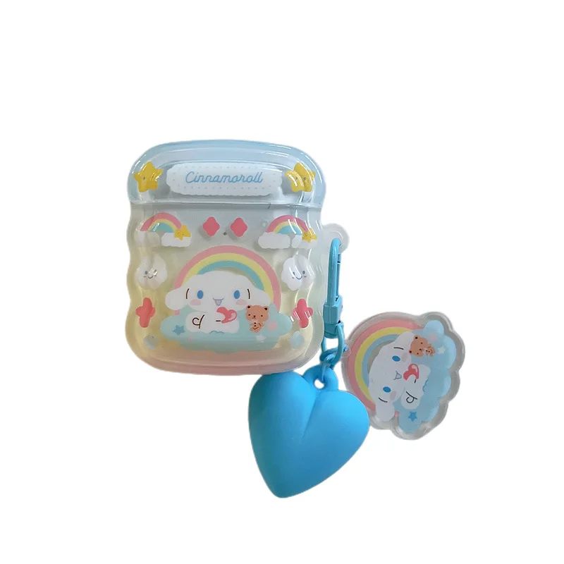 Sanrio Hello Kitty Cartoon Melody Kuromi custodia per auricolari in Silicone per Airpods 1 2 3 Pro custodia per cuffie Bluetooth per Airpods Pro2