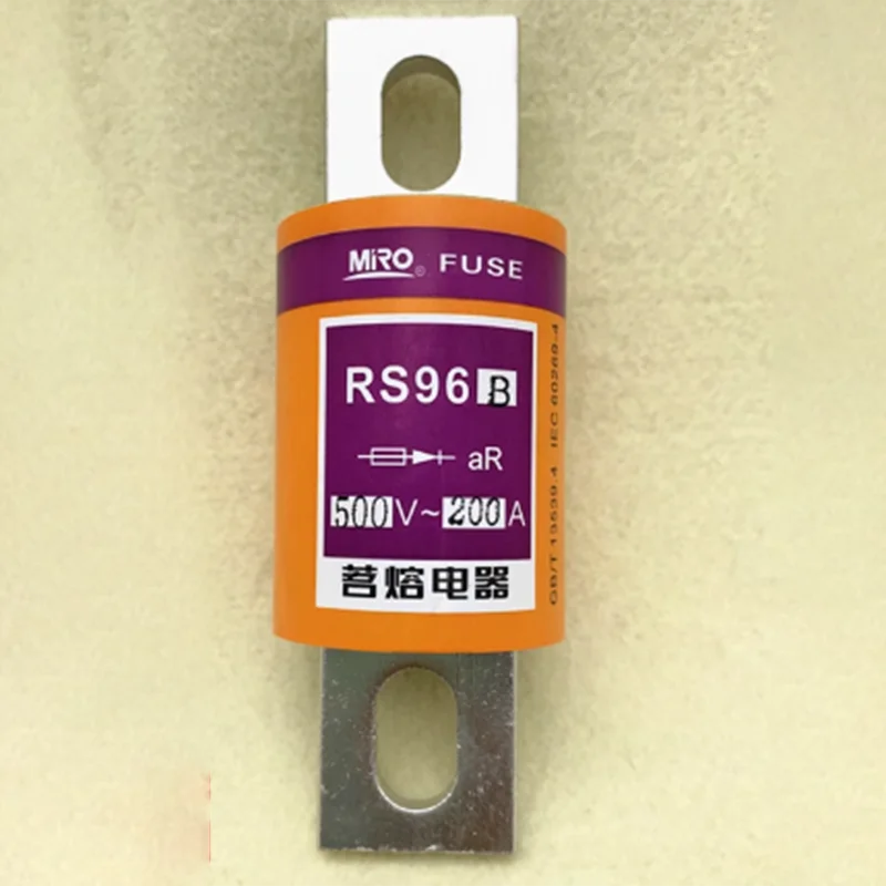 RS96B fast fuse 500V 660V aR 200A 250A 300A 350A 400A 500A 500V round bolt fast fuse