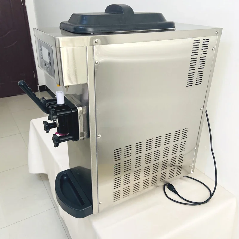 Eismaschine Kommerzielle automatische kleine Desktop-Kegel-Eismaschine Mini-Eismaschine