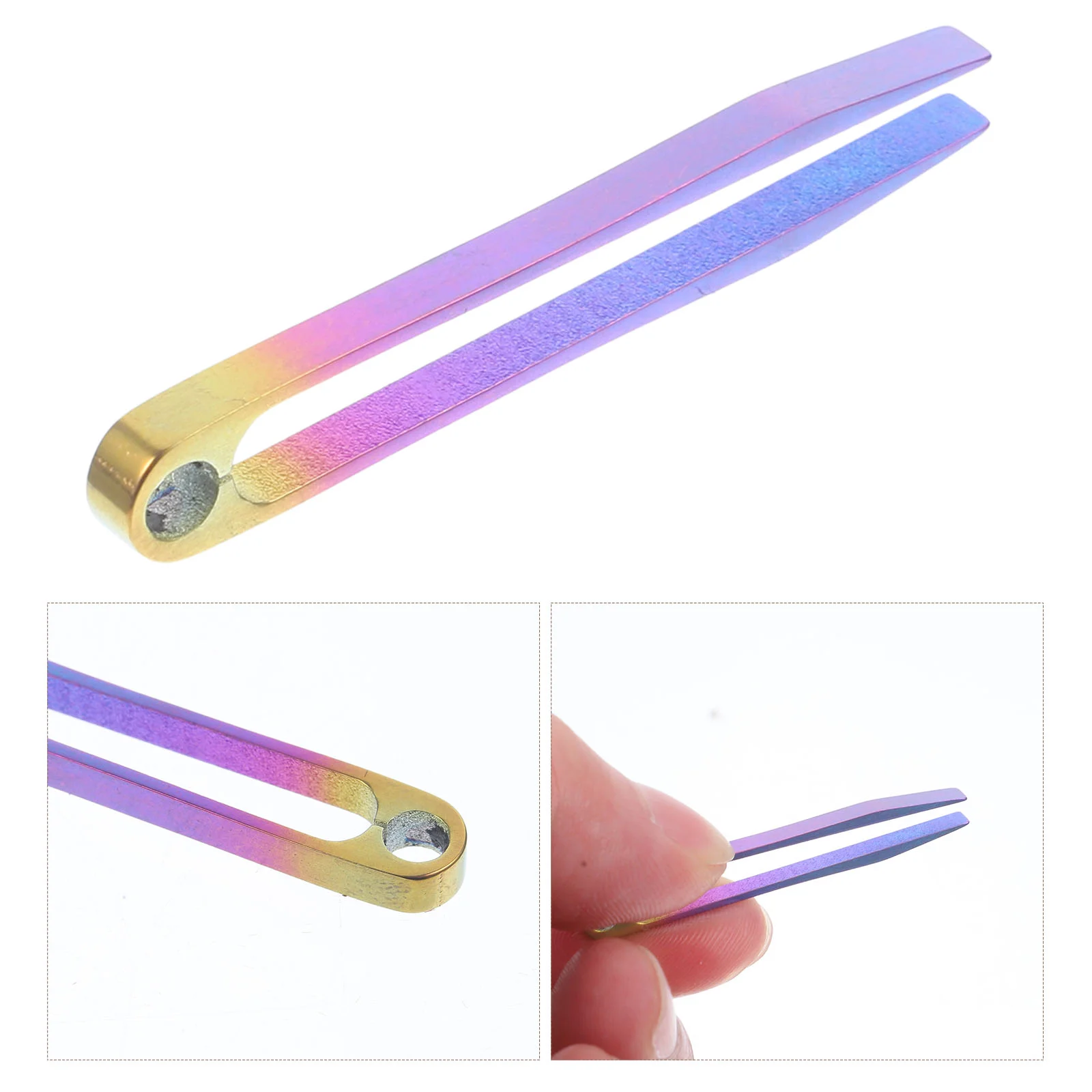 

Titanium Alloy Tweezers Travel Mini Tool Household Gadgets Portable Precision Mountaineering Accessories Home