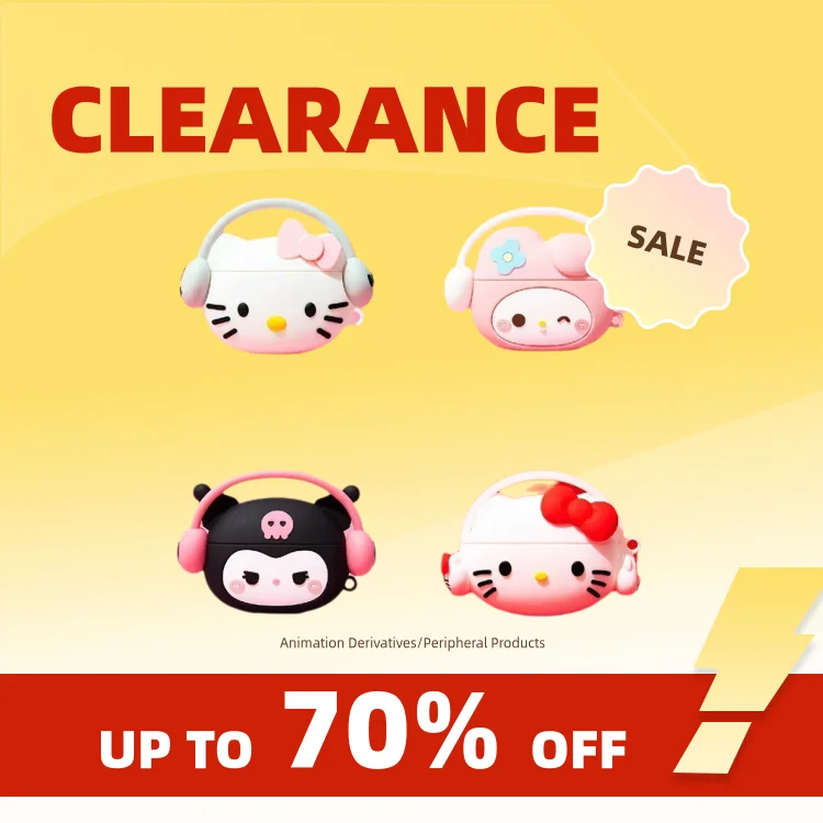 Clearance_Sanrio Airpods Protective Shell My Melody Hello Kitty Kawaii Cute Apple Wireless Bluetooth Earphone1 2 3 Pro Case Girl