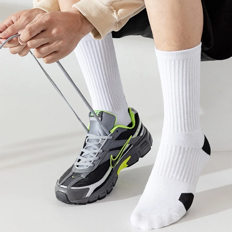 1 Pair Sports Socks Women Men Volleyball Socks Basketball Socks Running Cycling Breathable Anti-slip Athletic Elite Socks