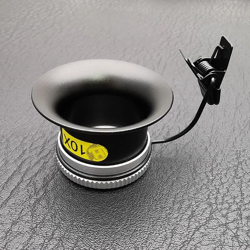 黒 5X 10X クリップオン眼鏡拡大鏡時計修理ルーペ拡大鏡レスポータブル時計屋宝石商ルーペガラスツール