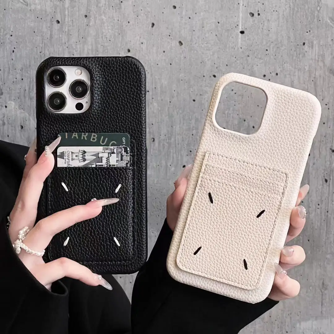 New fashionable niche design for iPhone15pro case plug card iPhone14promax card case iPhone13 anti-drop iPhone12 protective case