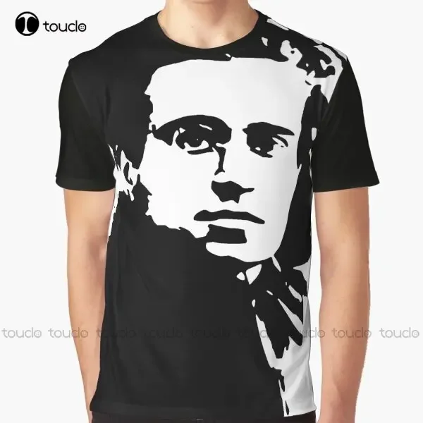 Antonio Gramsci -2 Graphic T-Shirt Custom Aldult Teen Unisex Digital Printing Tee Shirts Custom Gift Xxs-5Xl Streetwear