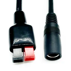 1pc DC Anderson PowerPole Power Pole to 8020 8.0mm x 2.0mm Female Adapter Converter Cable for Solar Generator Panel RV Portable