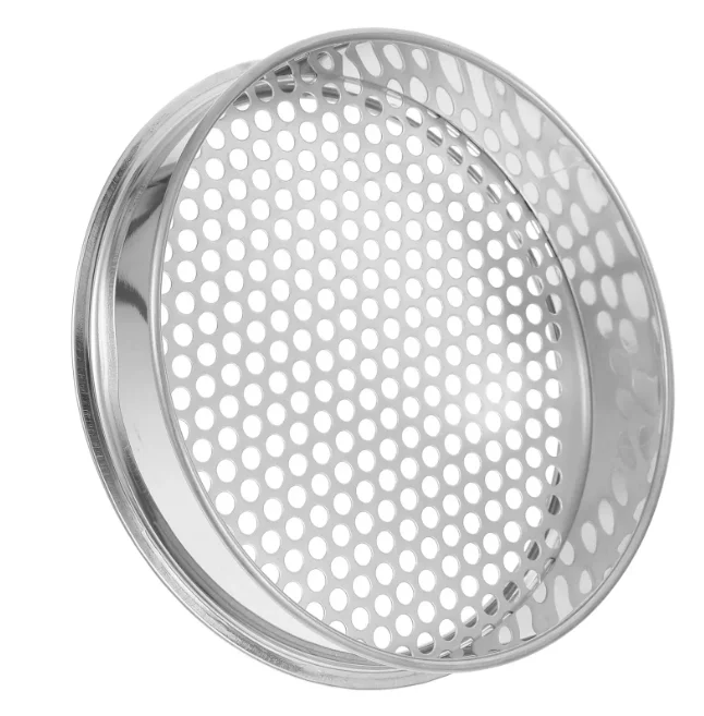 

Stainless Steel Round Hole Sieve With A Diameter Of 20 Cm For Home Use