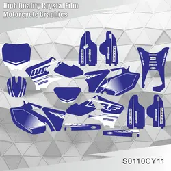 For YAMAHA WR 250F WR 450F WR250F WR450F WRF 250 450 2005 2006 Full Graphics Decals Stickers Motorcycle Background Custom